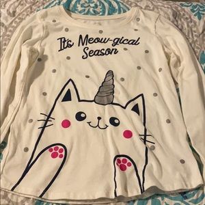 White T-shirt long sleeve